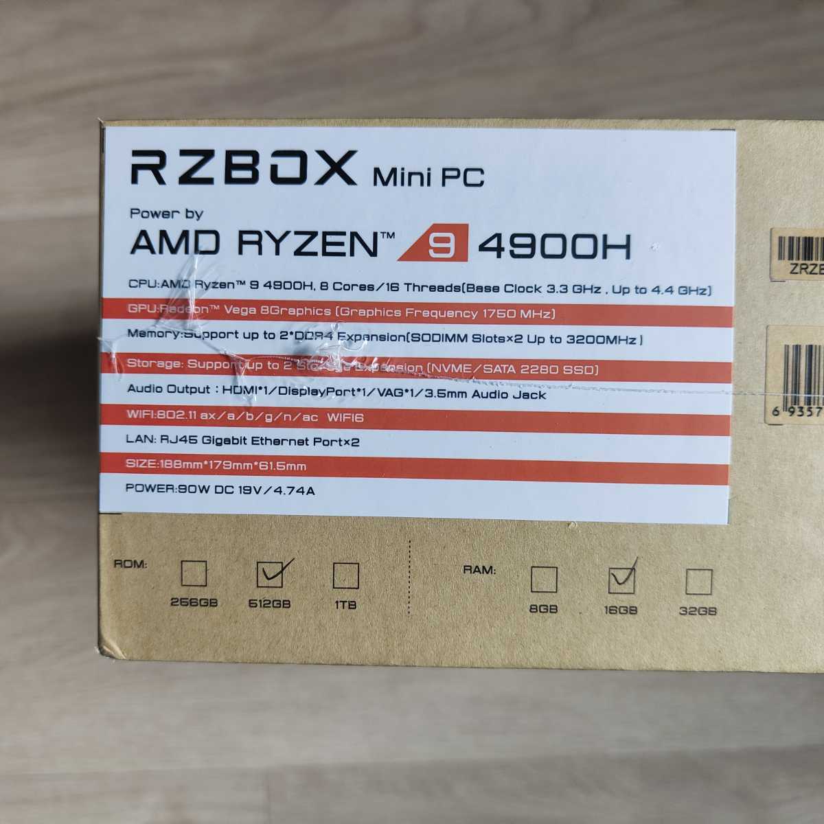 新品 ミニPC CHUWI RZBOX AMD Ryzen 9 4900H | laninternet.com.br
