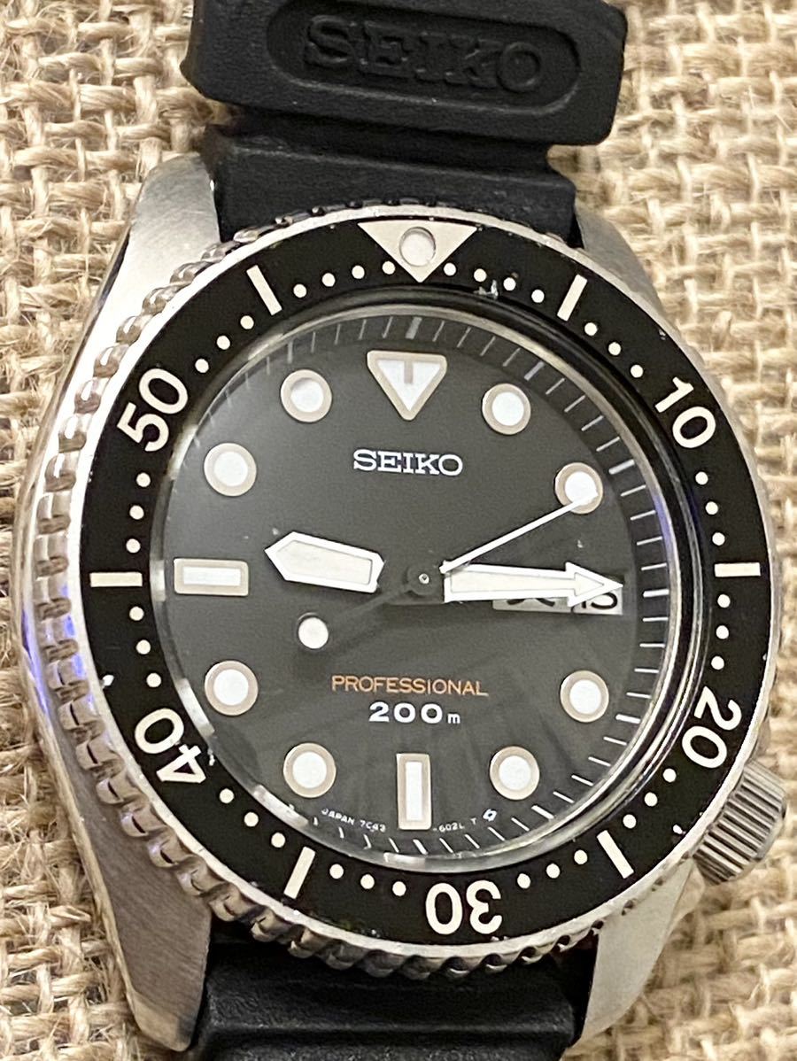 セイコー プロフェッショナル 200 ダイバー 7c43 6010 ボーイズ セイコー プロフェッショナル 200 ダイバー 7c43 6010 ボーイズ
