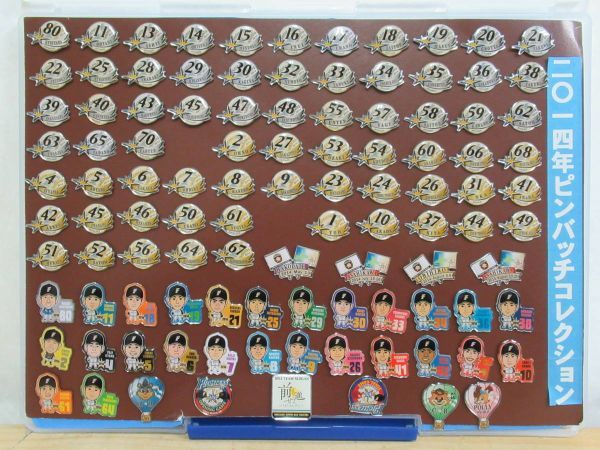 日ハム ピンバッチ 2014 Yahoo!オークション - K 貴重 北海道日本ハムファイターズ 2014