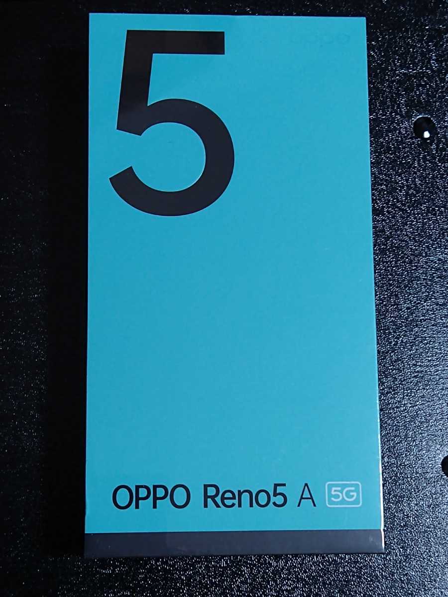 【新品未開封品】OPPO Reno5 A シルバーブラック 本体 SIMフリー 国内版SIMフリー