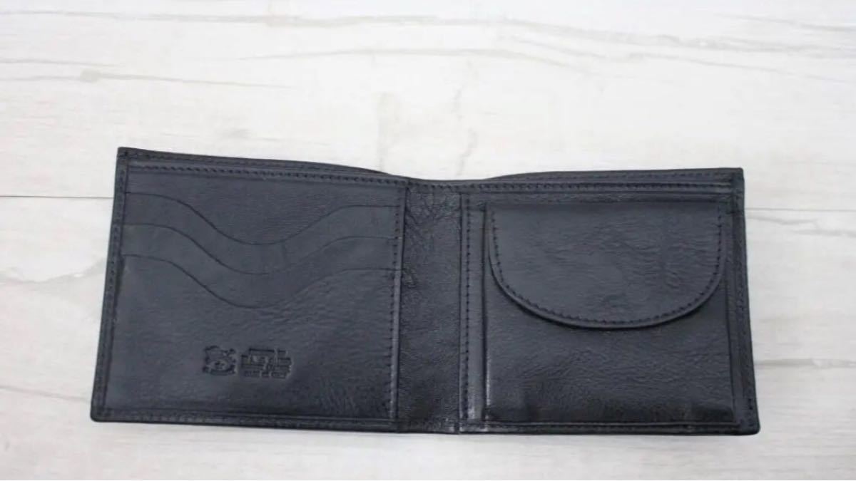 新品 イルビゾンテ 二つ折り 財布 ブラック 折財布 コンパクト コイン