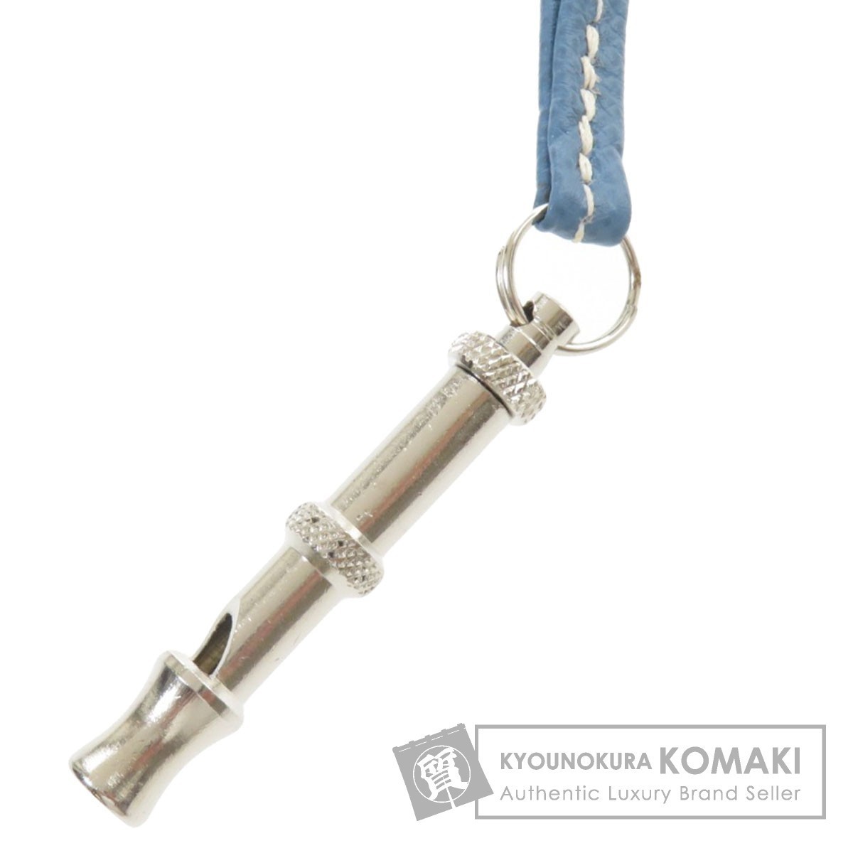 HERMES エルメス ホイッスル シフレ 犬笛 ネックレス レザー