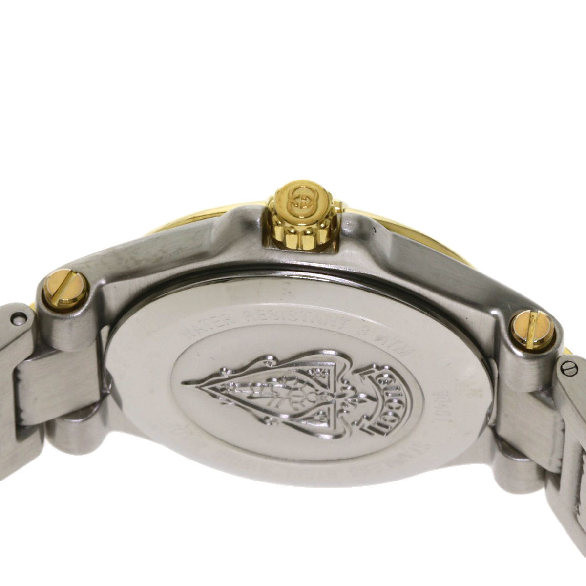 GUCCI グッチ 9040L ラウンドフェイス 腕時計 ステンレススチール