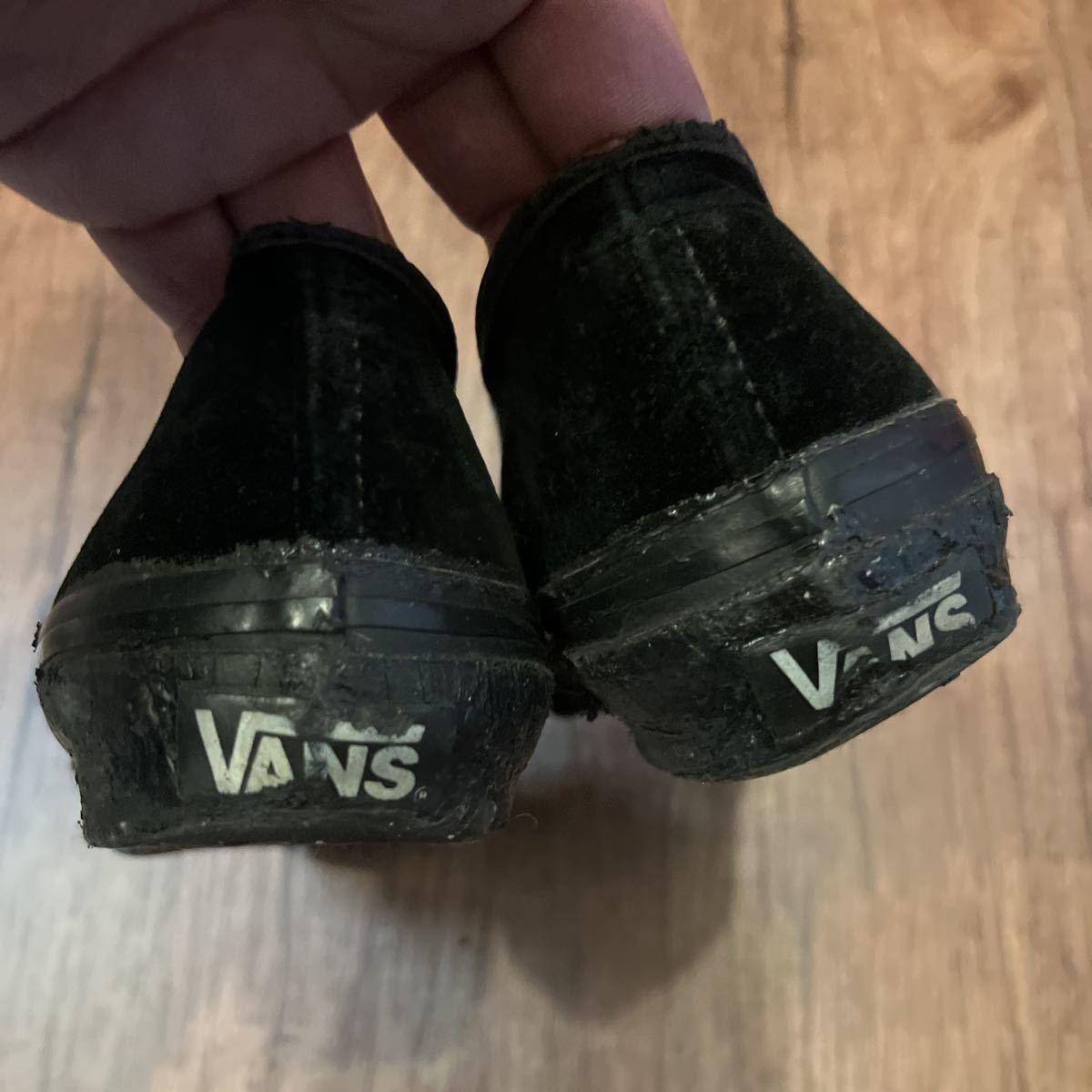 80s usa製 vans オーセンティック ベロア 22cm位 アウトソール24cm