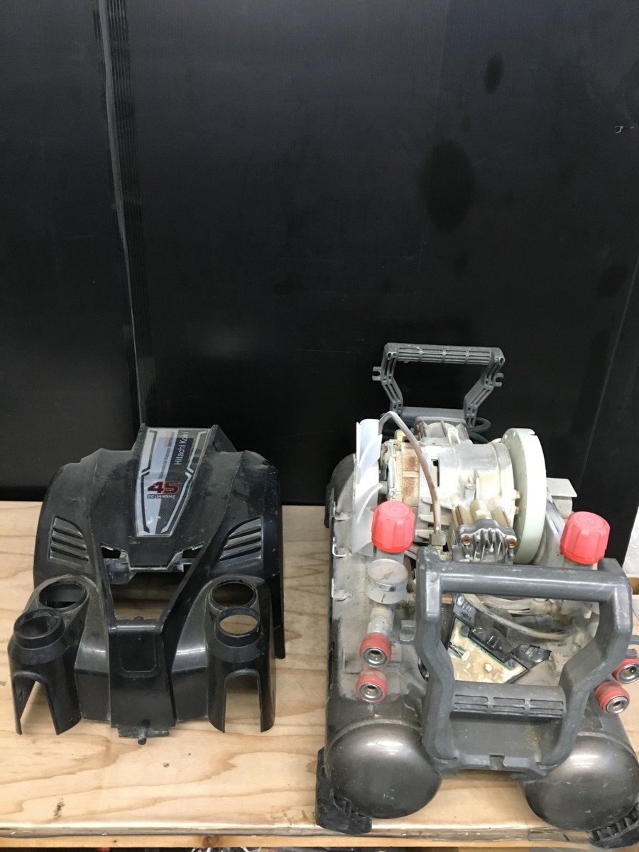 ジャンク品】HiKOKI(旧日立工機) 高圧エアコンプレッサ EC1445H2