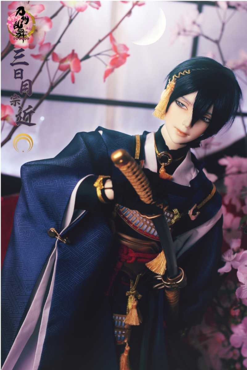 【未使用】DOLK 刀剣乱舞 三日月宗近 ドール　ヘッドのみ　初版_画像2