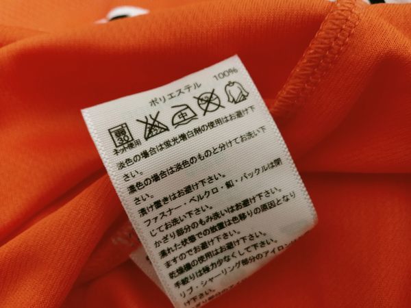 kkaa2198 ■ adidas GIANTS ■ アディダス ジャイアンツ ユニフォーム Tシャツ ドライメッシュ 半袖 オレンジ L_画像10