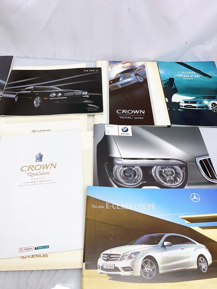 BC178 1円〜 カタログ まとめ 大量 LEXUS レクサス　BMW GLORIA グロリア JAGUAR ジャガー CROWN クラウン 中古 現状品_画像7