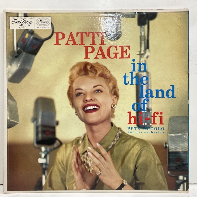 ●即決VOCAL LP Patti Page / In the Land of Hi Fi 0215 米盤 ドラマーDg Mono パティ・ペイジ