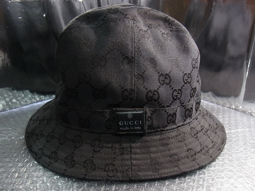 ☆イタリア製 GUCCI グッチ GG柄 帽子・ハット サイズS /USED