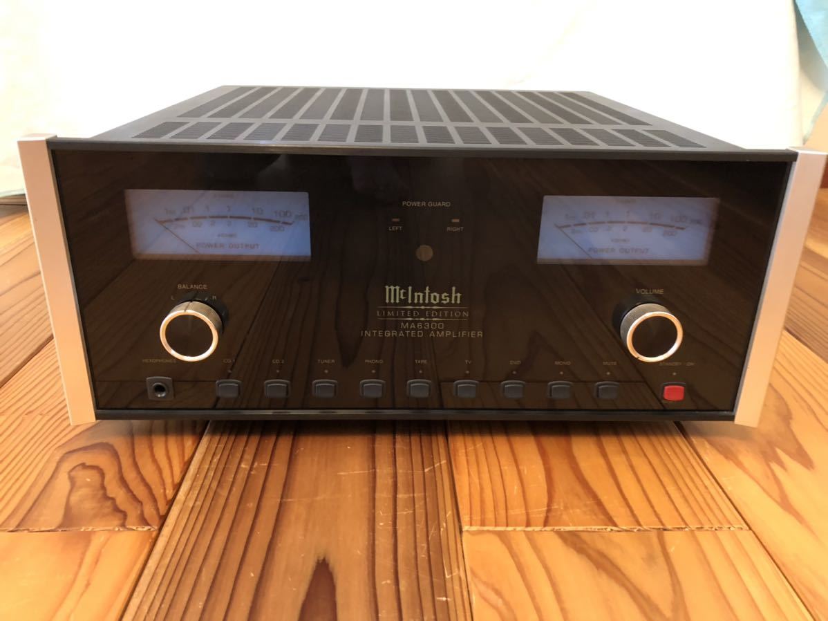 マッキントッシュ McIntosh MA6300 LIMITED EDITION プリメイン マッキントッシュ McIntosh MA6300 LIMITED EDITION プリメイン