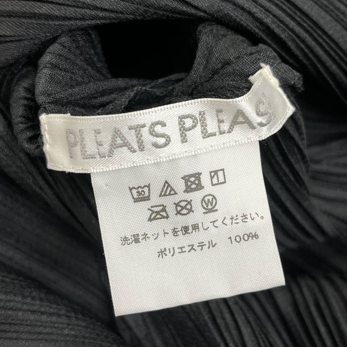 PLEATS PLEASE ISSEY MIYAKE プリーツプリーズ イッセイミヤケ Vネック サイドスリット ノースリーブ チュニック カットソー  PP11-JT557