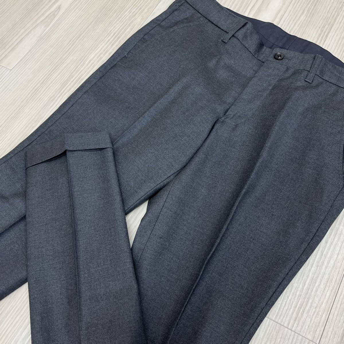 定価93,500円 LOUNGE LIZARD ラウンジリザード 5615 6820 LORO PIANA SUPER 130's 2B  ジャケット＆スラックスパンツ セットアップスーツ