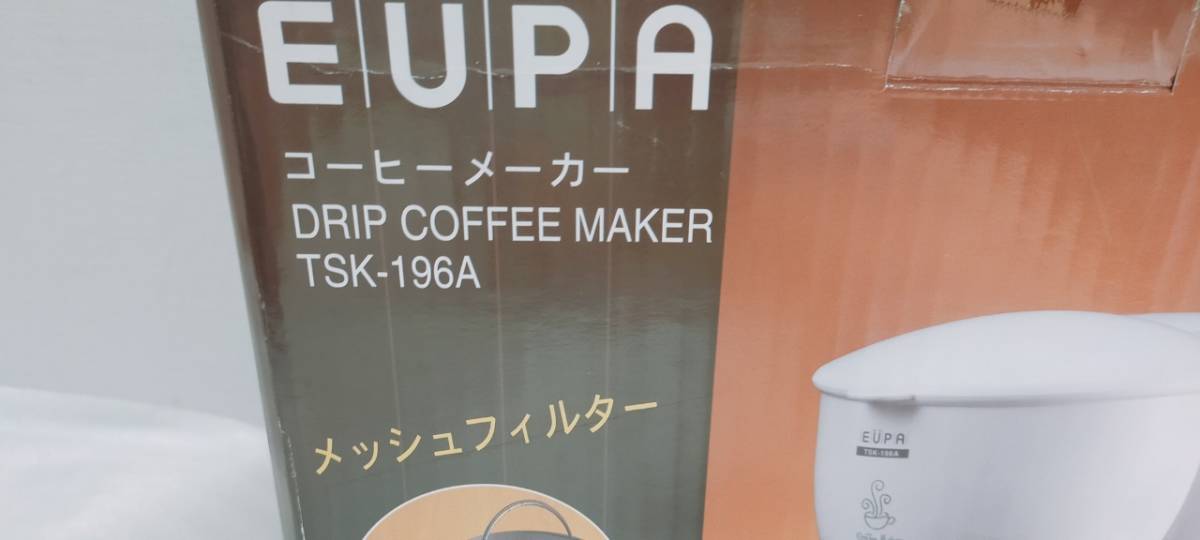 1円～ EUPA ドリップコーヒーメーカー TSK-196A 箱有 ユーパ 51347_画像2