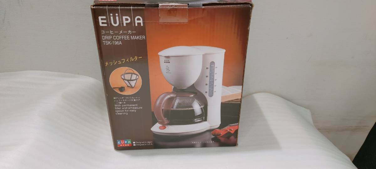 1円～ EUPA ドリップコーヒーメーカー TSK-196A 箱有 ユーパ 51347_画像1