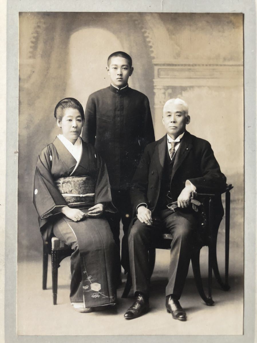 ◆ 戦前古写真 第19代内閣総理大臣 原敬 夫人の原浅 原奎一郎 東京 大武丈夫撮影 ◆ 明治 大正 岩手 政治家 歴史 資料 3