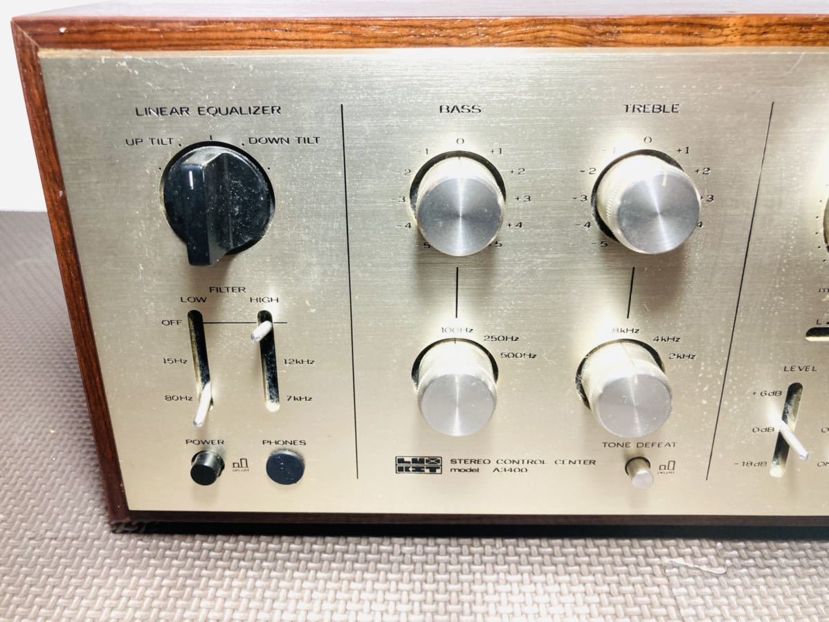 最新作の luxman luxkit a3400 真空管プリアンプ ラックスマン アンプ
