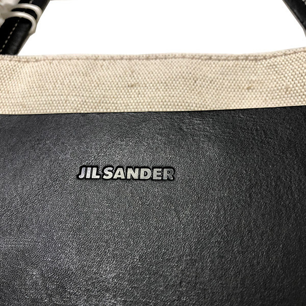 新品】JIL SANDER 生成り レザー トート バッグ | normanhubbard.com