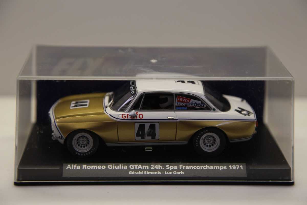 【即発送可能】 FLY カーモデル スパ・フランコルシャン　24H　43CD10/5 1970 アルファロメオ　ジュリア　GTEm 1/32 スロットカー 車体