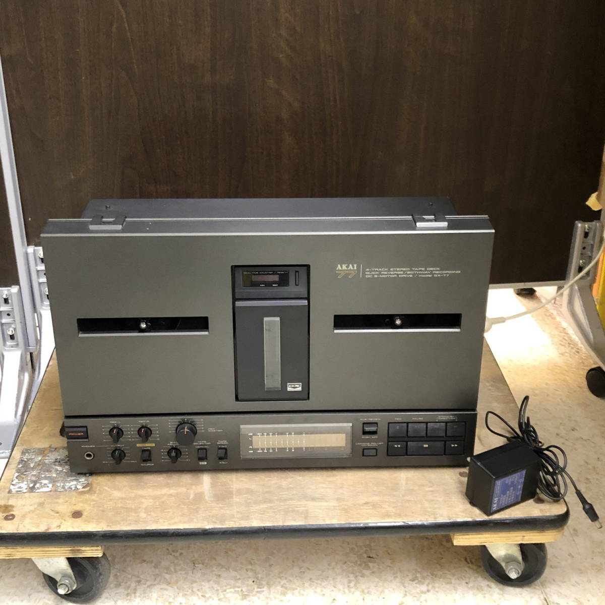 ジャンク】 AKAI オープンリールデッキ GX-77 通電のみ(NN0331_5) lram