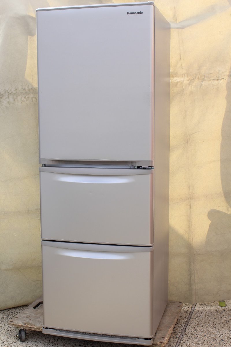 送料無料/即納】 パナソニックスリム冷凍 NR-C342C-W 335L 冷蔵庫