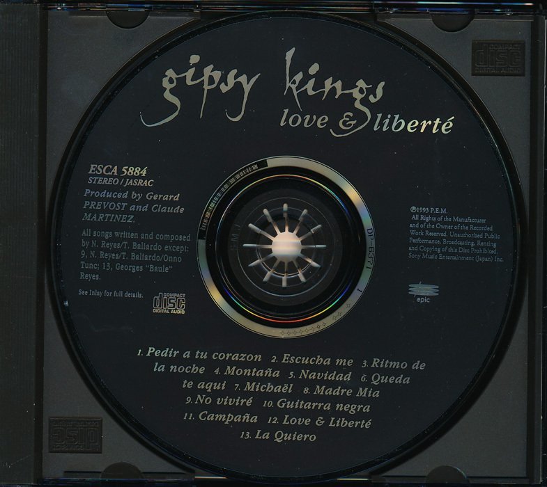 70年洋楽┃ジプシー・キングス│Gipsy Kings■ラヴ＆リベルテ│Love And Liberte■ESCA-5884■管理CD5188_画像3