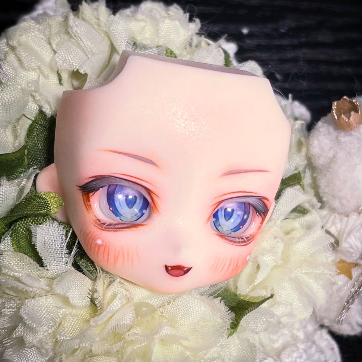 まめるり亭】*ねんどろいどどーる かすたむへっど* (クリーム肌