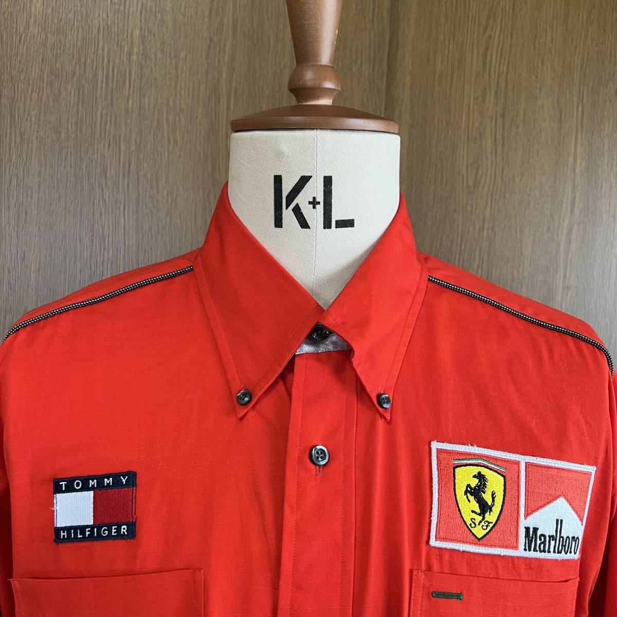 未使用品 支給品 1999年 フェラーリ ピットシャツ レーシング 未使用品 支給品 1999年 フェラーリ ピットシャツ レーシング