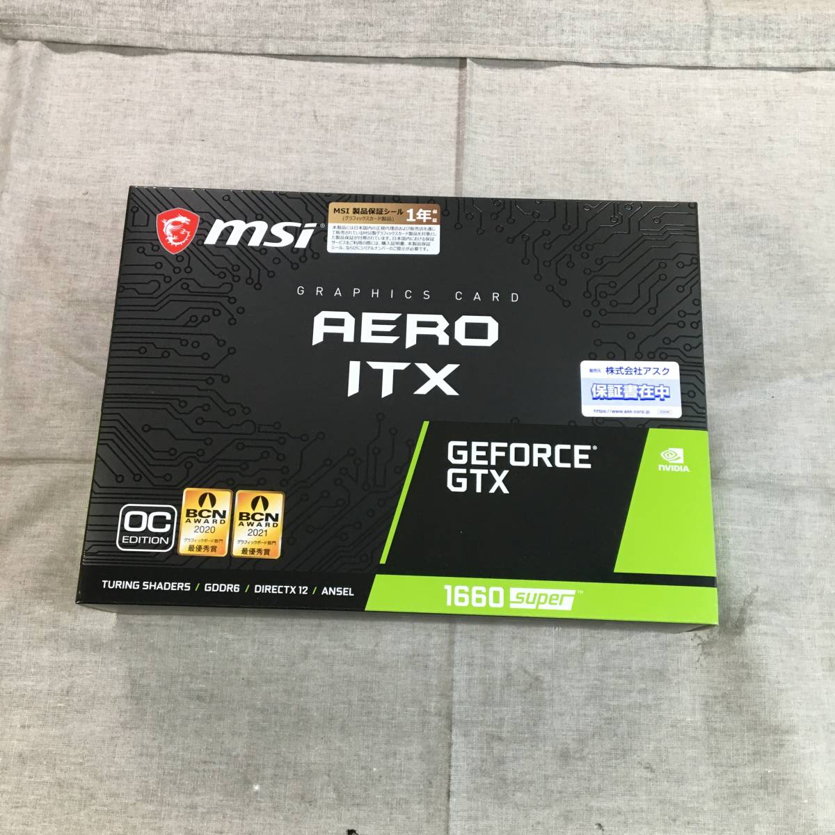 海外並行輸入正規品 GeForce GTX OC MSI SUPER 1660 グラフィックボード
