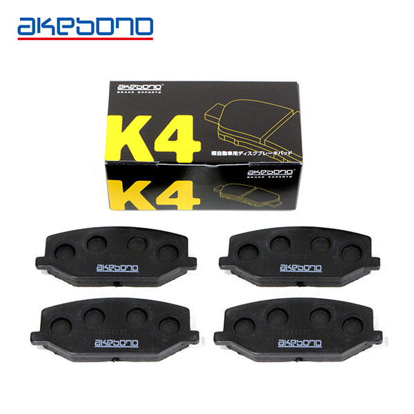 【即納！最大半額！】 K4 アケボノ 曙 ブレーキパッド K4PAD ブレーキパット ディスクパッド フロント用 JBDET L152S ムーヴ ダイハツ K-683WK ブレーキパッド