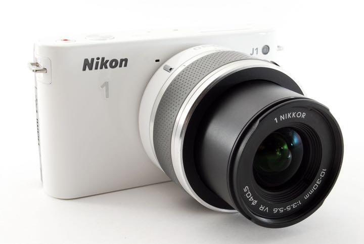 軽量コンパクトNikon 1 J1 ホワイト Wi-Fi転送 | bioimune.com.br