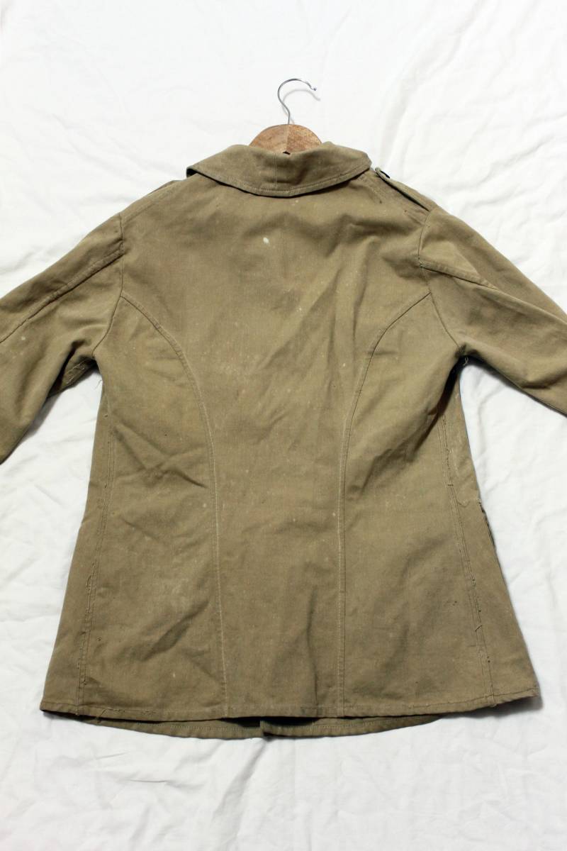 [Special Piece] 20s-30s FRENCH ARMY BOURGERON JACKET / 稀少 ヴィンテージ フランス軍 ブージュロン ジャケット / M35 M38 ANATOMICA_画像2