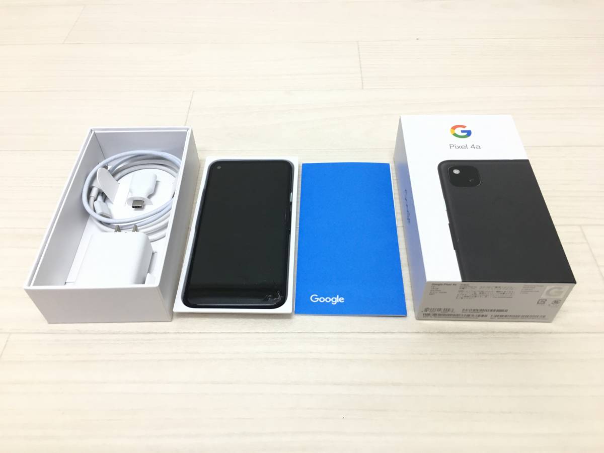 A1993◇ google Pixel 4a 128gb Just Black simフリー 黒 グーグル