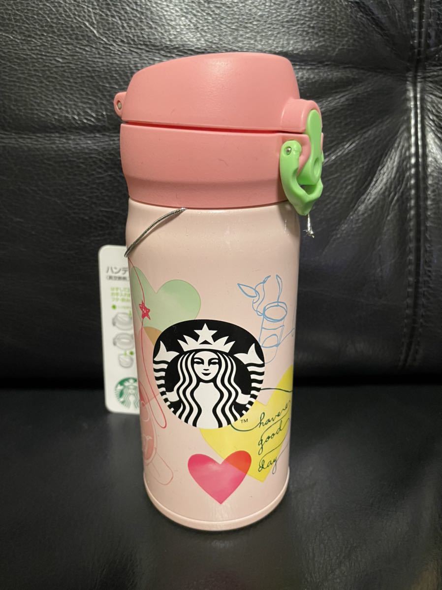 スターバックス 25周年限定 ハンディーステンレスボトルハートコネクション タンブラー 350ml スタバ_画像1