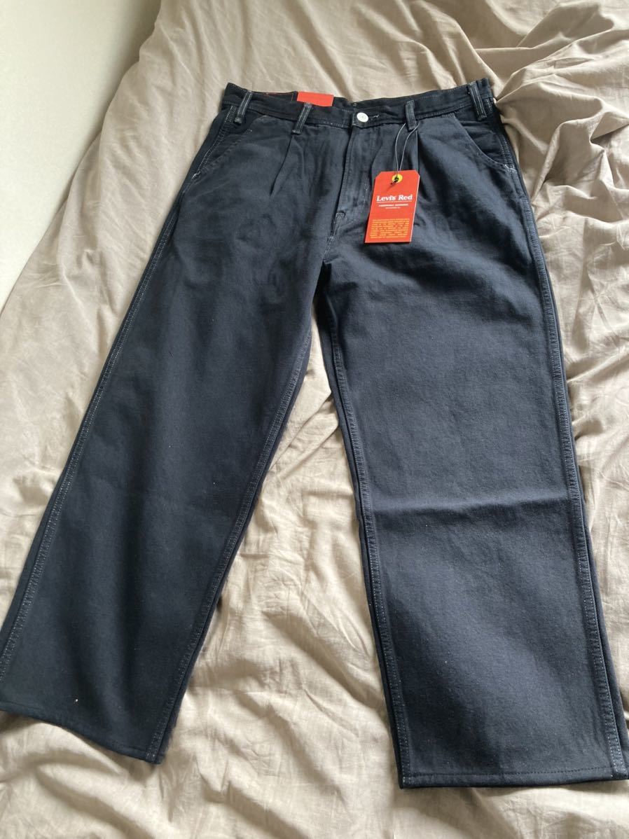 levi's red リーバイス LR PLEATED TROUSER JACK STRAW GD w32 l32