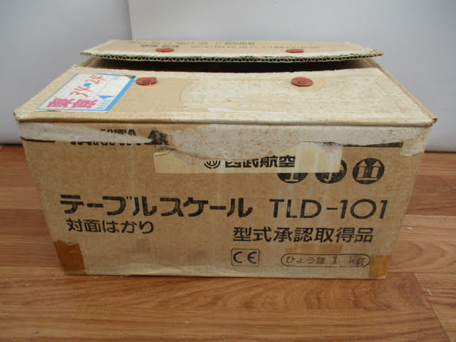 ◆タニタ 対面 テーブルスケール◆未使用品 TANITA TLD-101 約24×32×H12㎝ 通電OK はかり lectronic Scale 店舗 業務用はかり♪H-20224の画像10