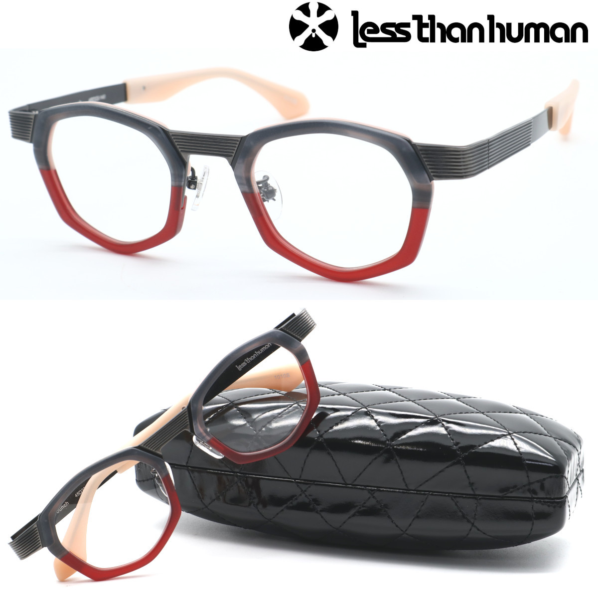 新品・日本製☆less than humanレスザンヒューマン メガネ Wild bunch