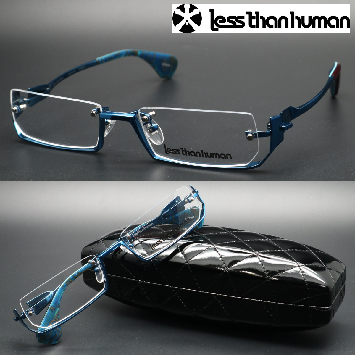 新品・日本製☆less than humanレスザンヒューマン メガネ 1180-240108