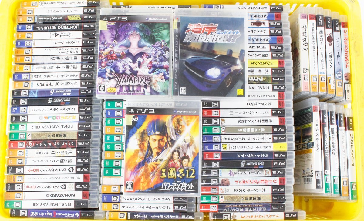 ジャンク品】PS3ソフト 湾岸ミッドナイト VAMPIRE 三國志12 龍が如く