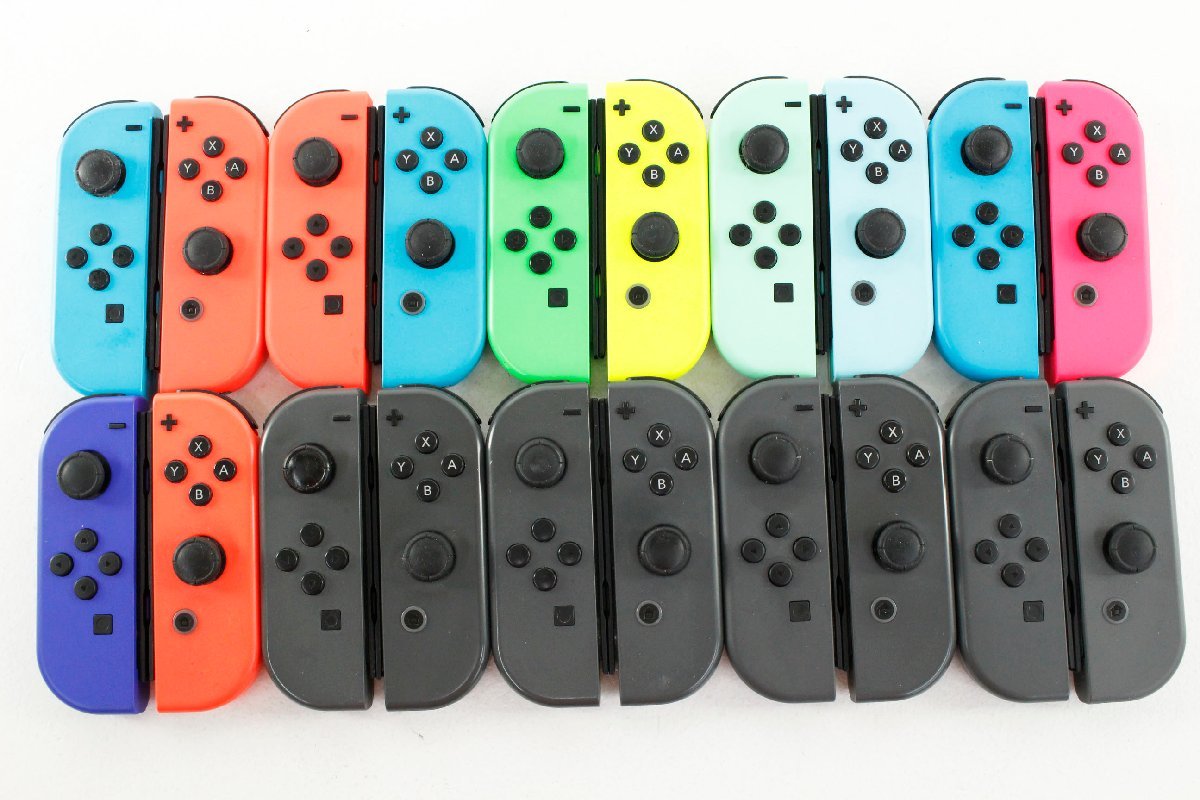 ジャンク品】Nintendo Switch Joy-Con (L)×10 (R)×10 ジョイコンのみ