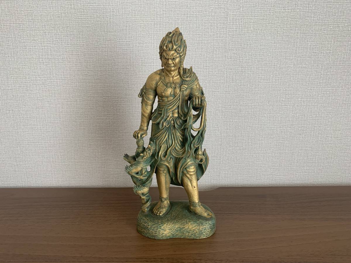 大仏師 松久宗琳 不動明王 ブロンズ像 銅像 仏教美術 大仏師 松久宗琳 不動明王 ブロンズ像 銅像 仏教美術