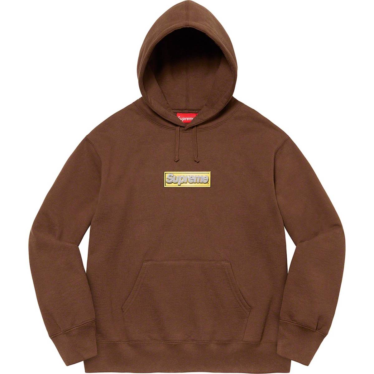 国内正規品 新品 supreme Bling Box Logo Hooded Sweatshirt Dark
