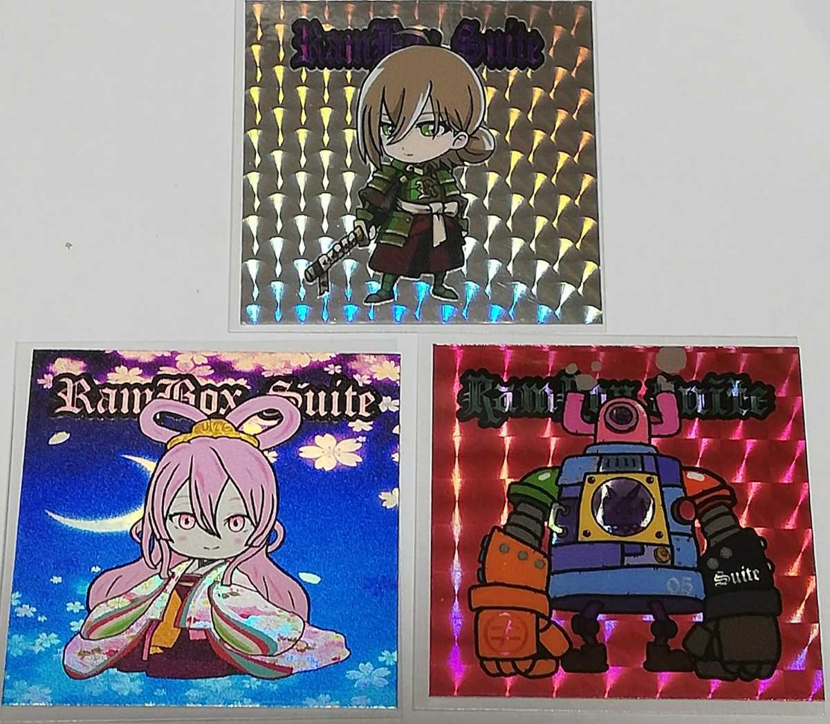 ☆即決☆ Rambox Ram Suite × Sweet ③ キラ ヘッド 剣士 シール マイナーシール ビックリマン 風 自作シール さん家祭り ラムボックス_画像1