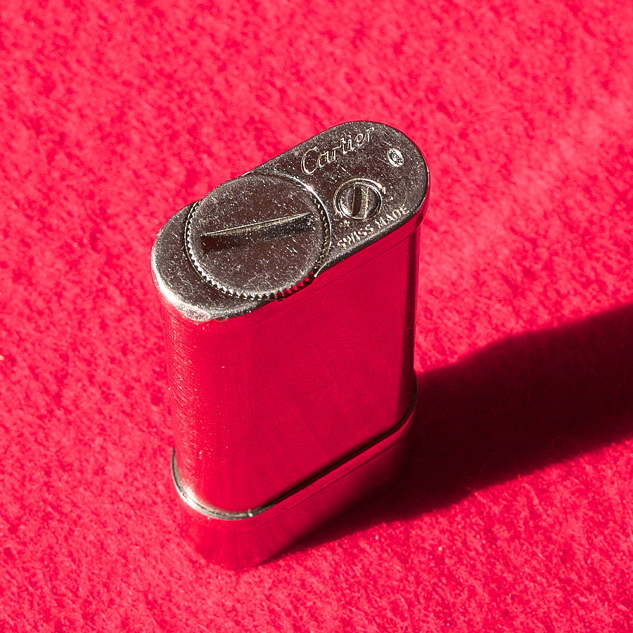 Cartier カルティエ ガスライター ヘアライン 着火確認済 ライター シルバー 喫煙具 喫煙グッズ 煙草 タバコ_画像6