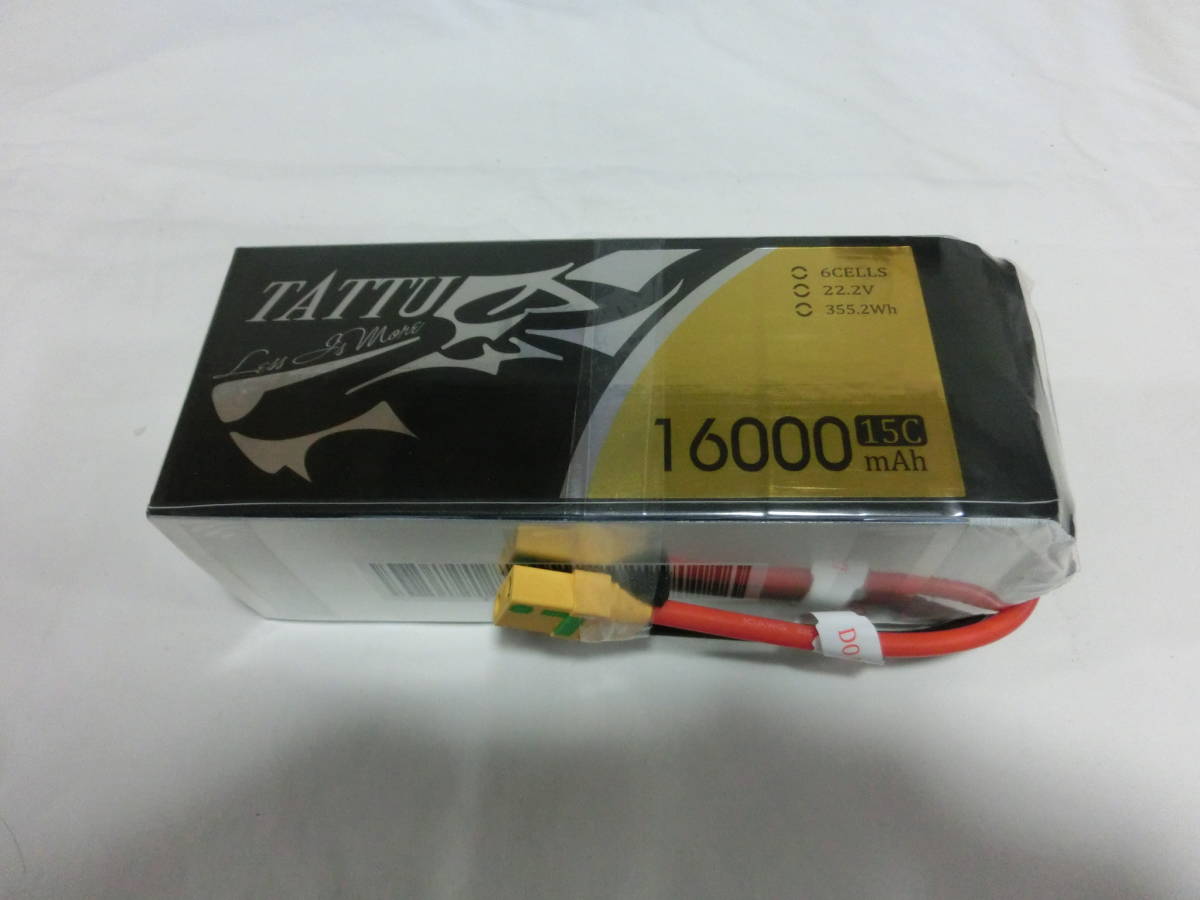 高級感 ☆大型ドローン用 バッテリー☆TATTU 6S16000mAh バッテリー