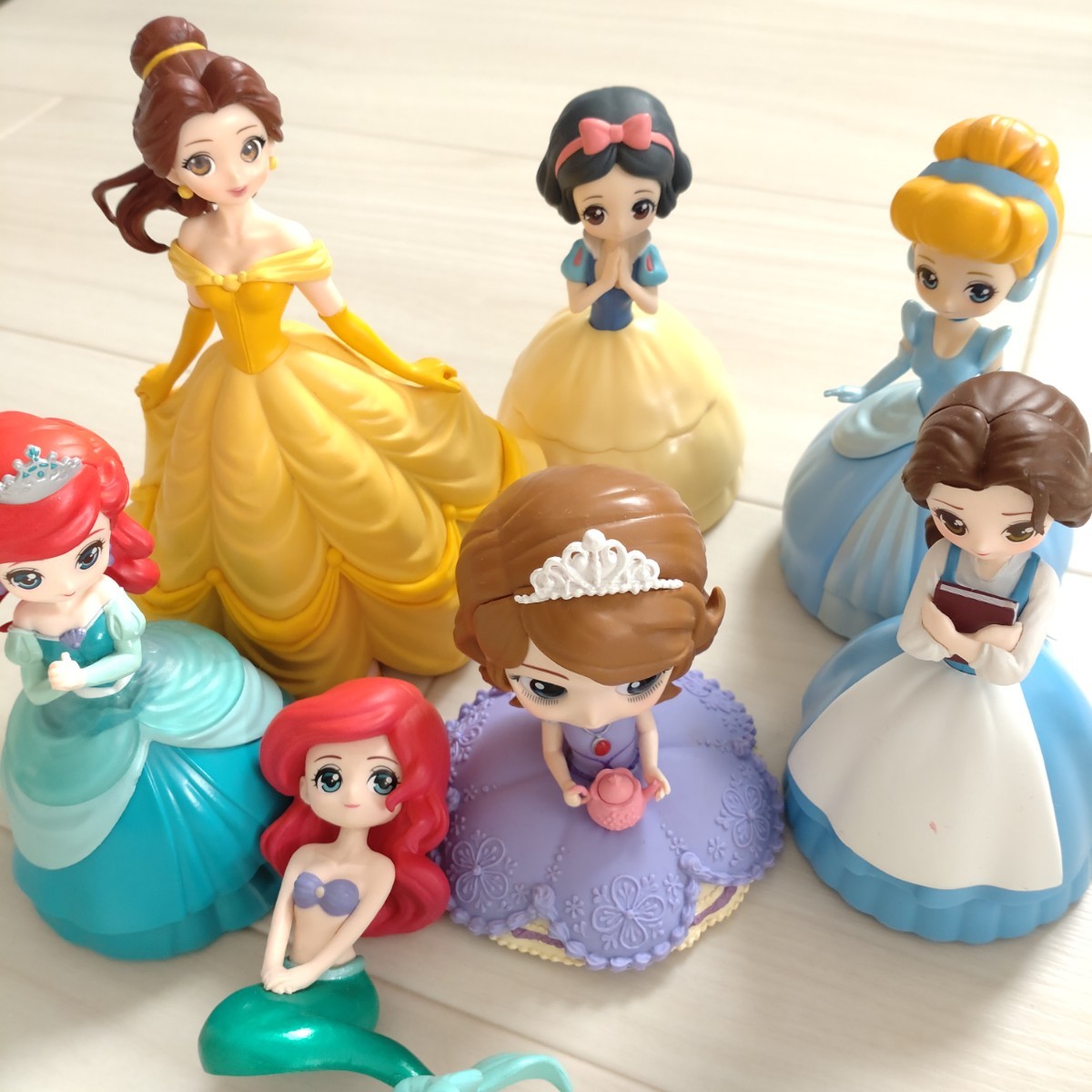 まとめ売り】ディズニー プリンセス フィギュア ガチャガチャ まとめ売り】ディズニー プリンセス フィギュア ガチャガチャ