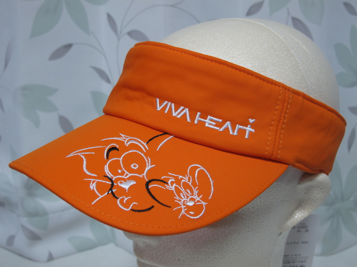 VIVA HEART viva Heart TOM&JERRY collaboration line illustration visor 016-52402 tag equipped 