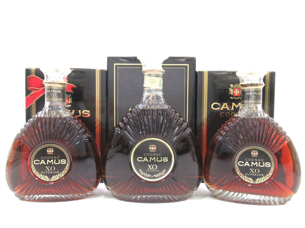 全ての 古酒 3本セット CAMUS カミュ XO SUPERIOR スペリオール COGNAC コニャック ブランデー 1000ml 全ての 古酒 3本セット CAMUS カミュ XO SUPERIOR スペリオール COGNAC コニャック ブランデー 1000ml