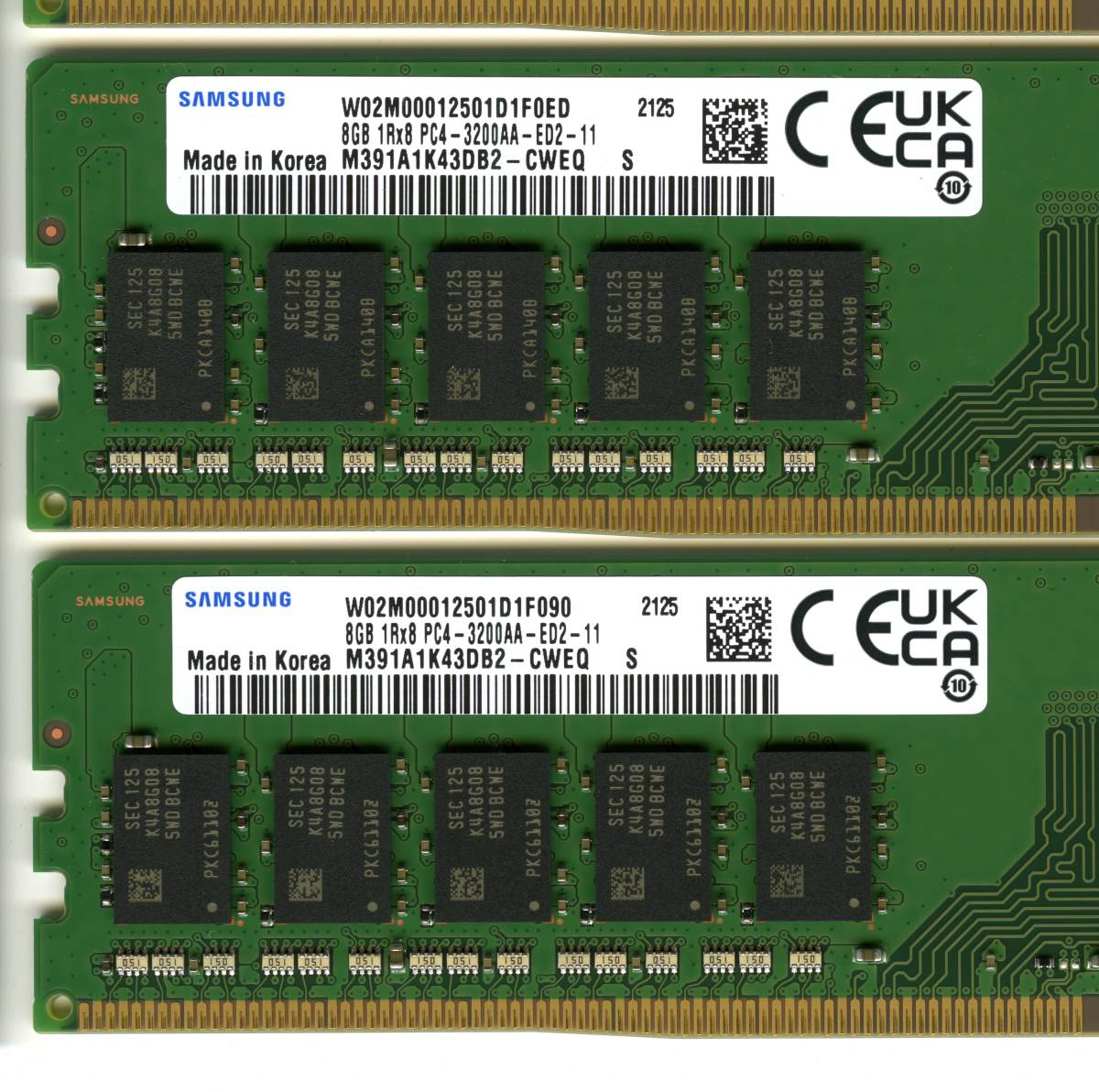 独特な店 3200 DDR4 SAMSUNG 32GBx4枚 Unbuffered ECC PCパーツ - www