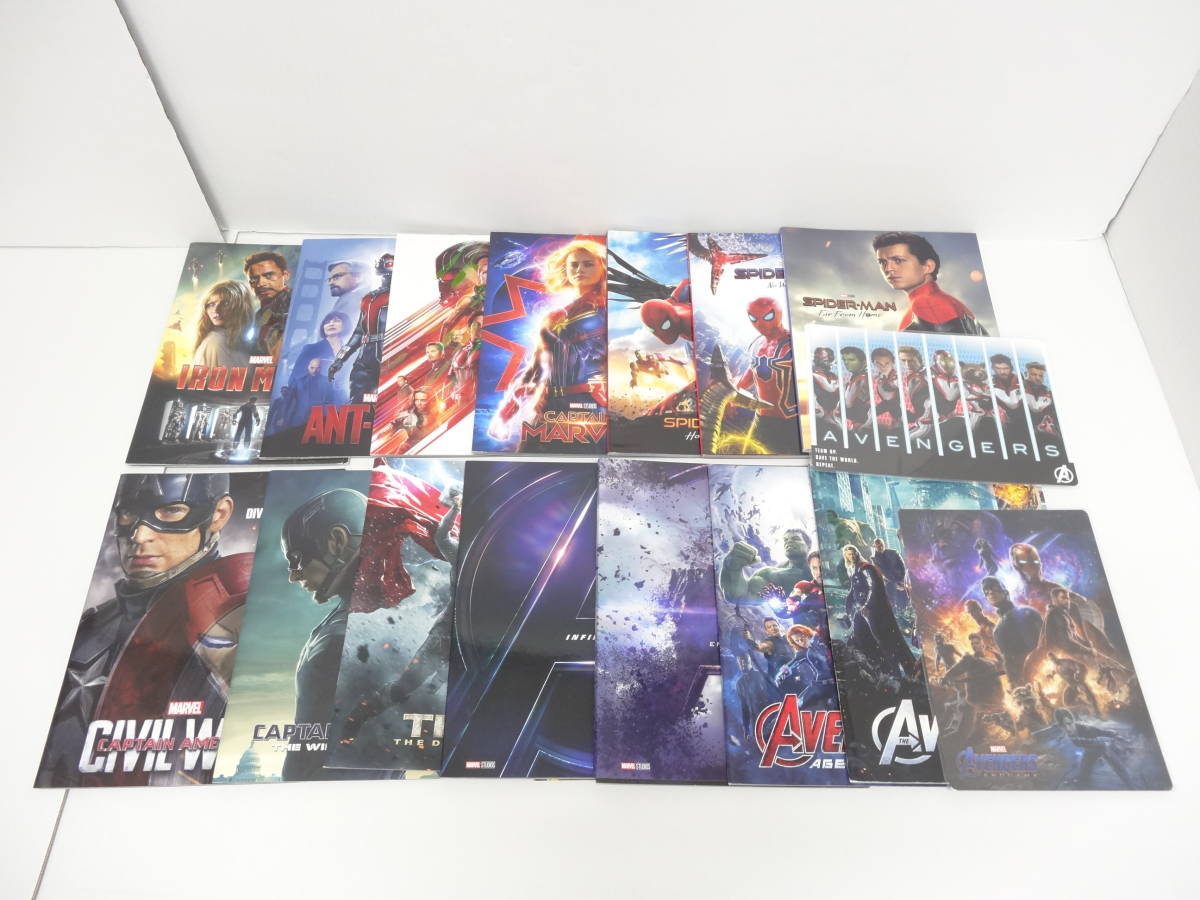 BO-558◆MARVEL AVENGERS アベンジャーズ 映画 パンフレット 14冊 エンドゲーム特別版/インフィニティーウォー/マイティーソー/他 中古品_画像1